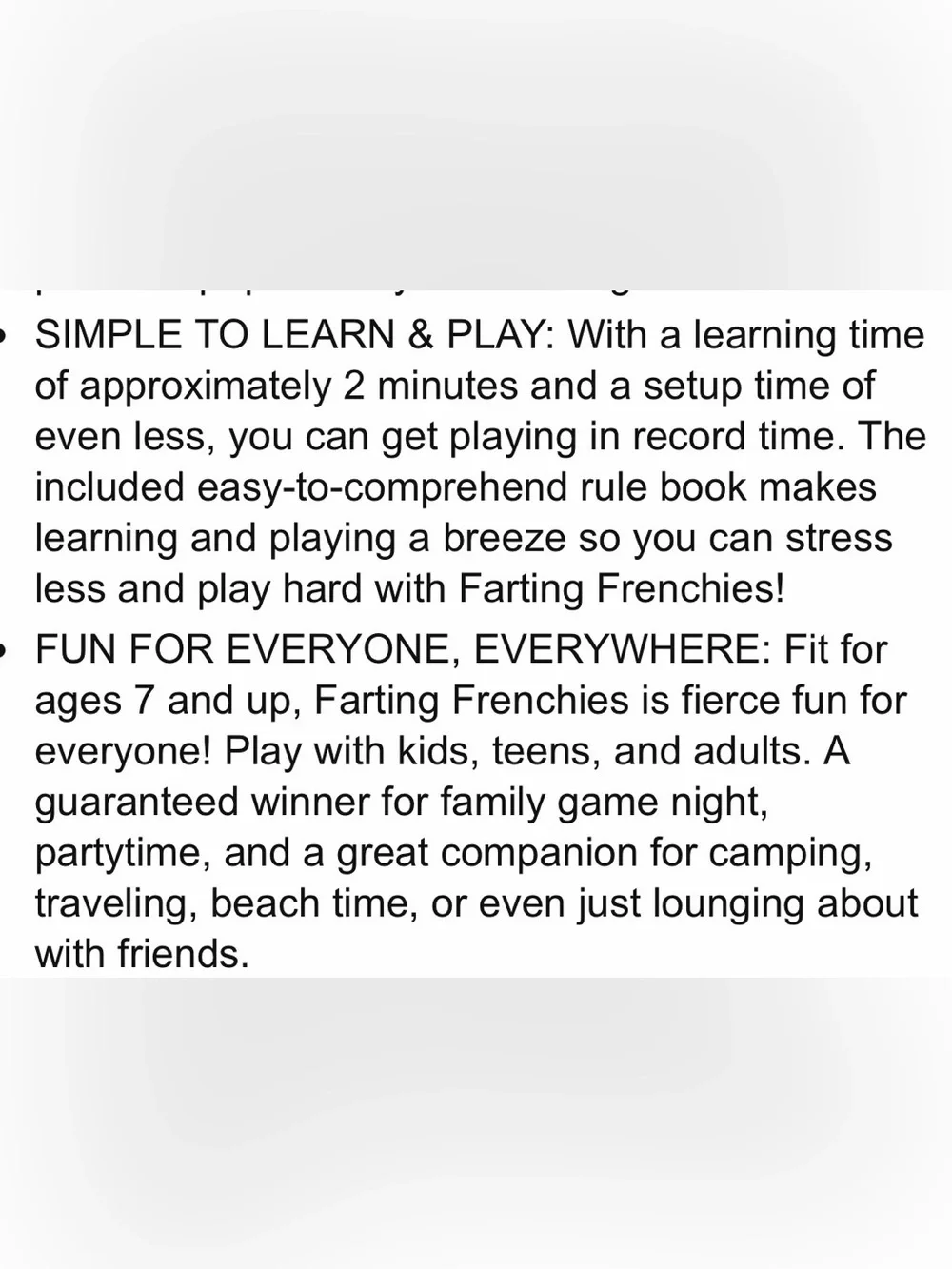 Farting Frenchies Family Board game . Strategy , Stealing and Laughs